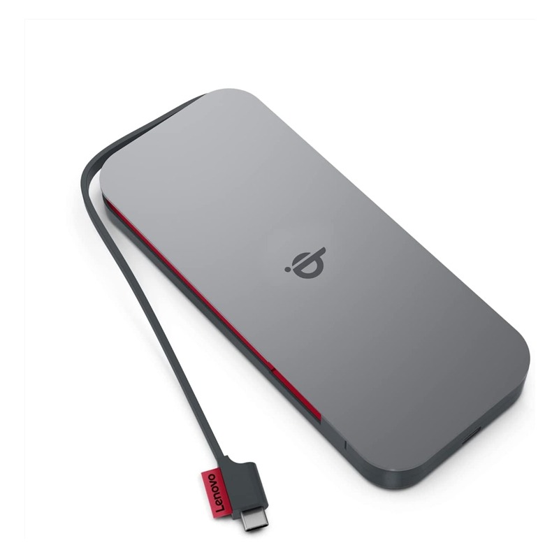 Power Bank Sans Fil LENOVO GO 10000 mAh - Gris