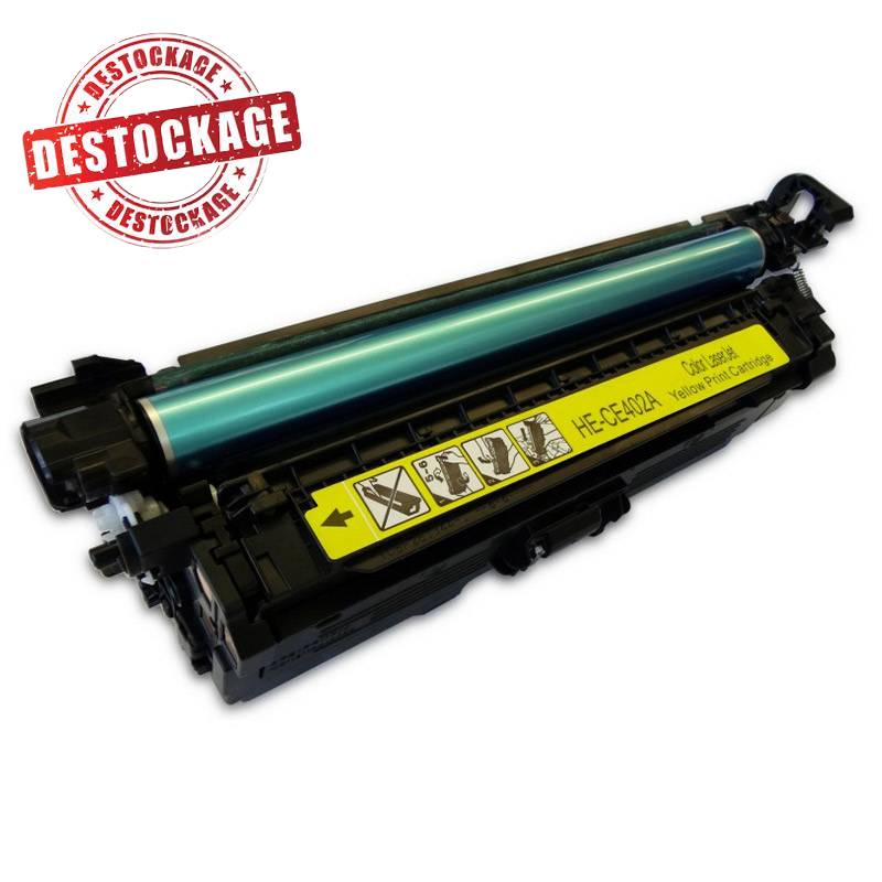 Toner Adaptable Compatible HP 507A CE402A/CE252A - Jaune (CE402A-CE252A) Toner Adaptable Compatible HP 507A CE402A/CE252A - Jaune (CE402A-CE252A)