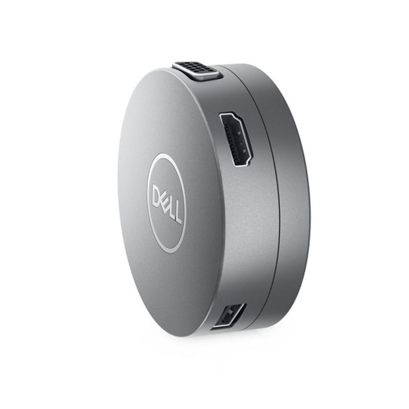 Adaptateur 7en1 DELL DA310 USB-C - Gris