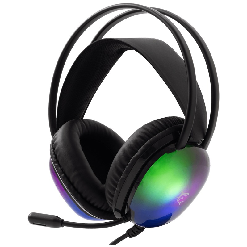 Micro Casque Gamer Filaire WHITE SHARK PEACOCK - Noir Micro Casque Gamer Filaire WHITE SHARK PEACOCK - Noir