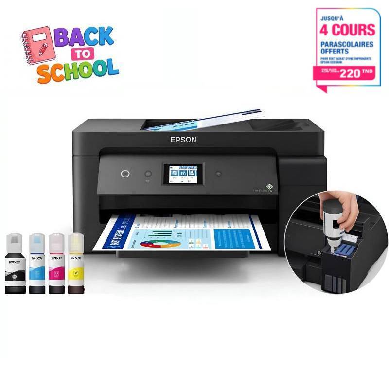 Imprimante EPSON EcoTank L14150 à Réservoir Intégré Wifi 4en1 Couleur