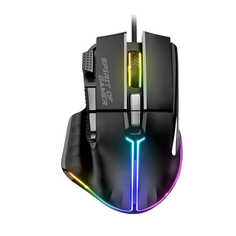 Souris Gamer Filaire SPIRIT OF GAMER  PRO M5 RGB - Noir