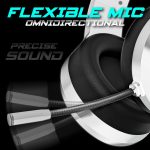 Micro Casque Gamer SPIRIT OF GAMER Pro H8 LED RGB - Blanc