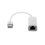 Adaptateur Réseau TNB ADAUSBRJ45 USB 2.0 vers RJ45 - Blanc