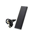 Boîtier Pour Disque Dur Externe SSD M.2 NVMe / USB Type-C - Noir