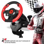 Volant De Course SPIRIT OF GAMER PRO 1 - Noir&Rouge