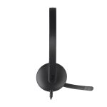 Micro Casque Filaire LOGITECH USB Stéréo H340 - Noir