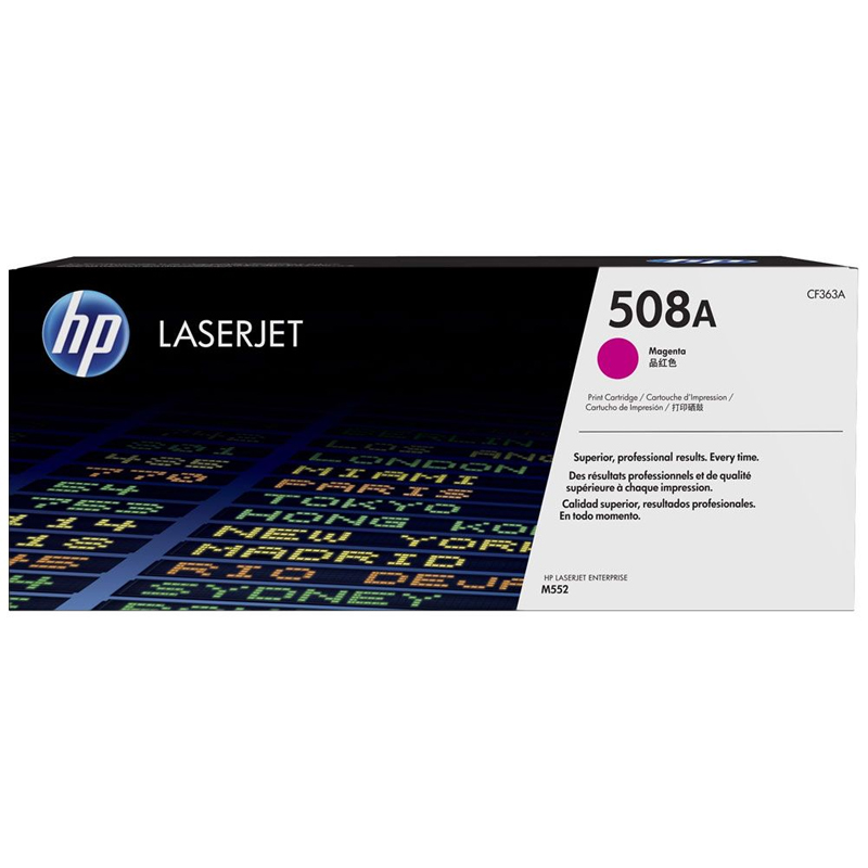 Cartouche de toner HP 508A LaserJet Magenta originale / 5000 pages CF363A Cartouche de toner HP 508A LaserJet Magenta originale / 5000 pages CF363A