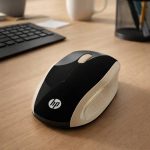 Souris Optique HP sans Fil 200 - Gold (2HU83AA)