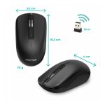 Souris Sans fil ADVANCE Slimfit - Noir