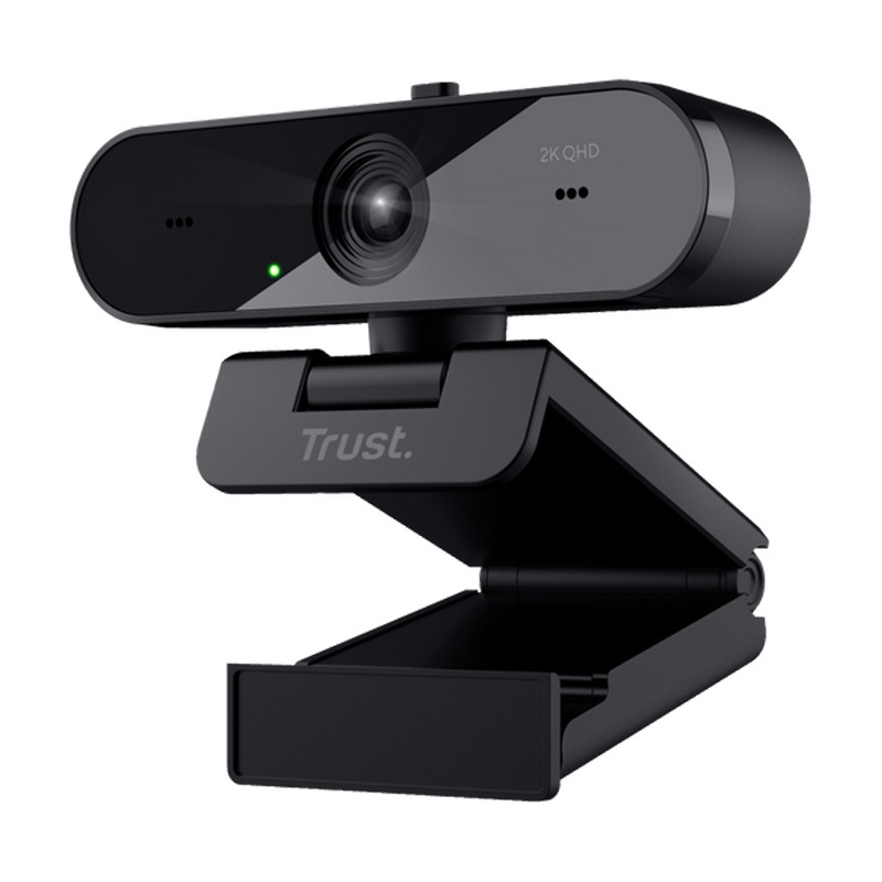 WebCam Filaire TRUST TAXON QHD ECO - Noir