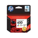 Cartouche Original Jet d'encre HP 650 - Trois Couleurs