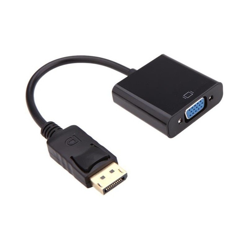 Adaptateur VGA Vers DisplayPort - Noir