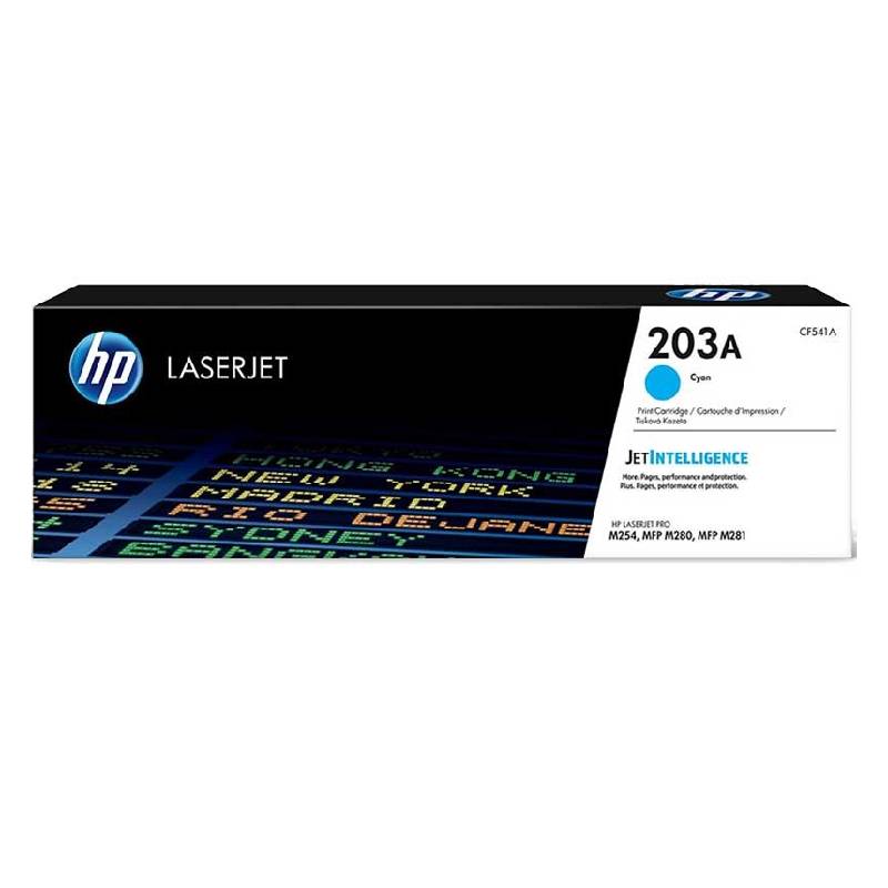 HP 203A cartouche de toner LaserJet Cyan authentique HP 203A cartouche de toner LaserJet Cyan authentique