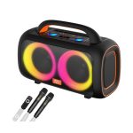 Haut Parleur Sans Fil ZQS L19 Avec Télécommande et Microphone - Noir