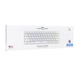 Clavier Gamer Filaire WHITE SHARK WAKIZASHI 2 US Blanc - Interrupteurs bleus