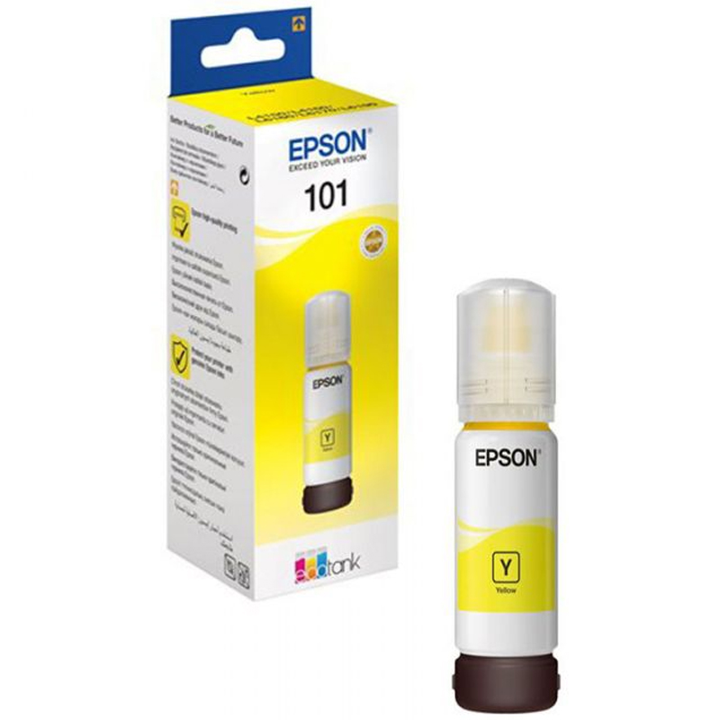 Bouteille D'encre Original EPSON 101 - Jaune (C13T03V44A) Bouteille D'encre Original EPSON 101 - Jaune (C13T03V44A)