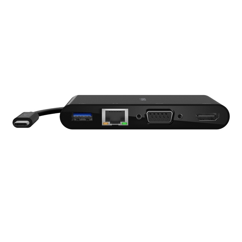 Adaptateur BELKIN Multiport USB-C 5-en-1 100W - Noir