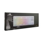 Clavier Gamer Filaire BARACUDA BGK-01124 - Blanc
