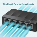 Switch TP-LINK LS-1005G 5 ports  Gigabit 10/100 /1000 Mbps