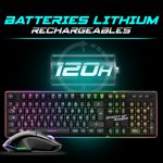 Ensemble Clavier et Souris Gamer SPIRIT OF GAMER ULTIMATE 600 - Noir