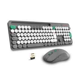 Ensemble Clavier & Souris Sans Fil ADVANCE PEPS - Gris Ensemble Clavier & Souris Sans Fil ADVANCE PEPS - Gris