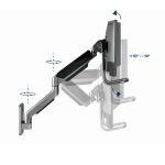 Support Mural Mobile GEMBIRD MA-WA2-02 Pour 2 Écrans 17"- 32"