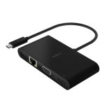 Adaptateur BELKIN Multiport USB-C 5-en-1 100W - Noir