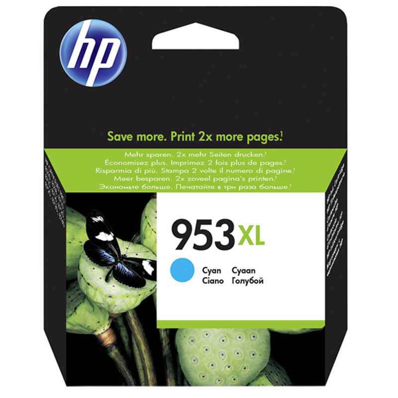 HP 953XL cartouche d'encre Cyan grande capacité conçue par HP HP 953XL cartouche d'encre Cyan grande capacité conçue par HP
