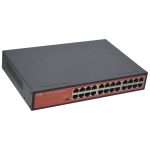 Switch Witek WI-SG124DV2 22 Ports RJ45 100/1000Mbps avec 2 Ports Uplink RJ45