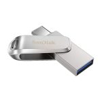 Clé USB SANDISK Ultra Dual Drive Luxe 64Go USB Type-C - Gris