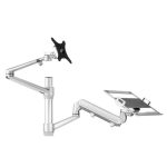 Support Écran Et PC Portatif DIGIPOS DP-OL3LP - Silver