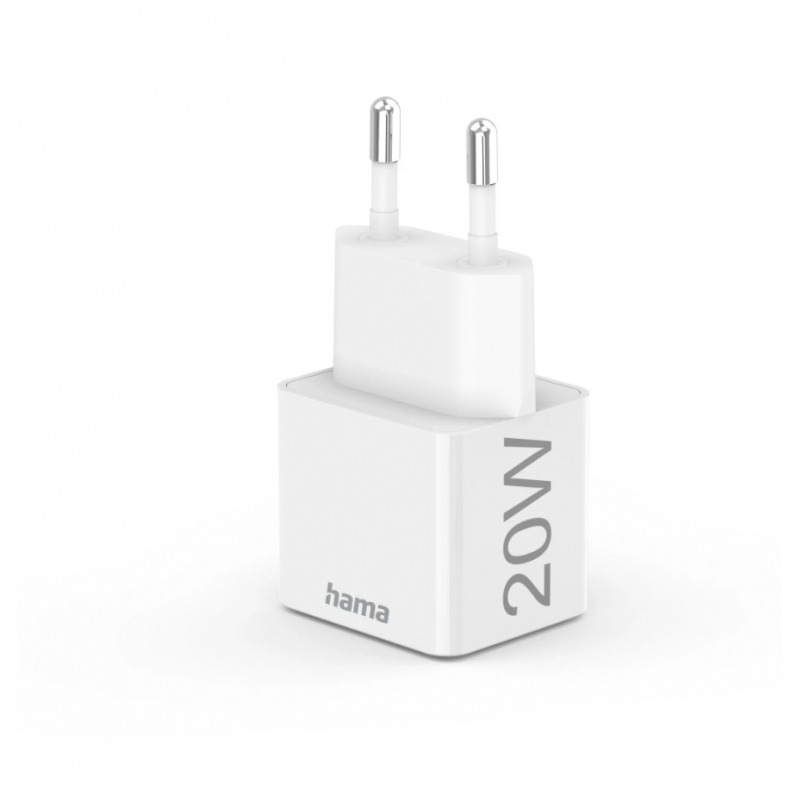 Mini Chargeur HAMA Qualcomm 20W - Blanc