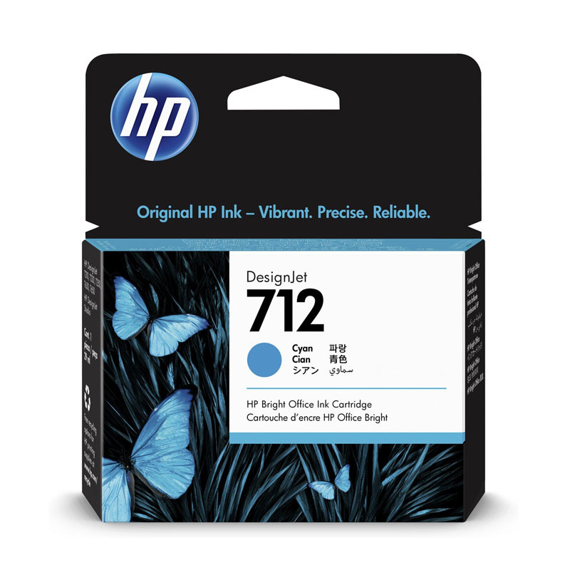 Cartouche Original Jet d'encre HP 712 - Cyan Cartouche Original Jet d'encre HP 712 - Cyan
