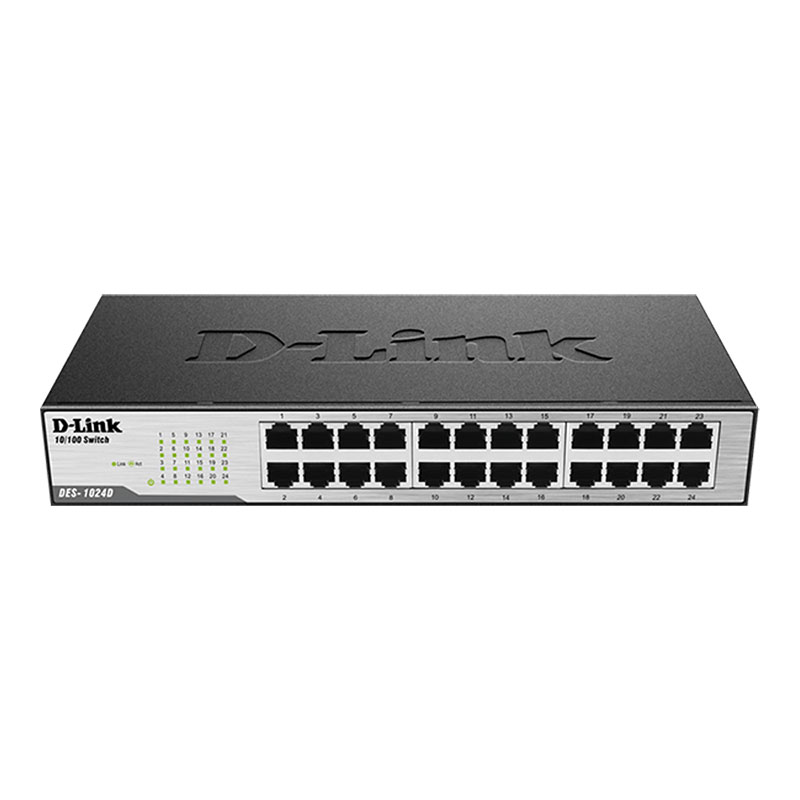 Switch D-Link DES-1024D 24 ports 10/100Base-T non géré Switch D-Link DES-1024D 24 ports 10/100Base-T non géré