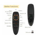 Télécommande Pour Android TV Box + dongle USB - Bluetooth - Noir