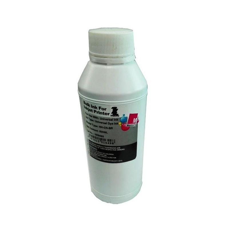 Bouteille D'encre Adaptable Universelle 1 Litre - Magenta Bouteille D'encre Adaptable Universelle 1 Litre - Magenta