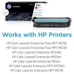 Toner Original LaserJet Authentique HP 212A - Magenta
