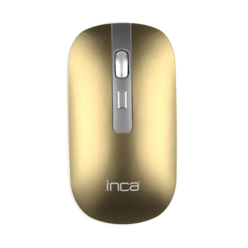 Souris Sans Fil INCA IWM-531RY Rechargeable - Gold Souris Sans Fil INCA IWM-531RY Rechargeable - Gold