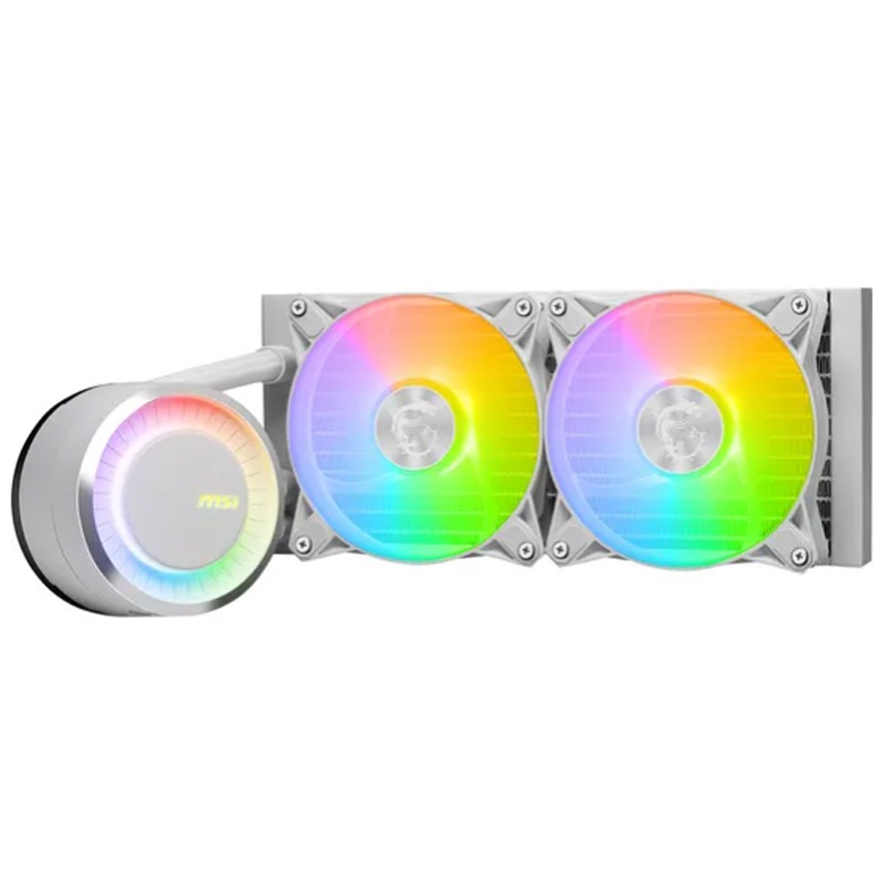 Refroidisseur De processeur Gamer MSI MAG CORELIQUIDE E240 - Blanc