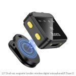 Microphones sans fil HOCO L17 avec récepteur Type-C et iPhone
