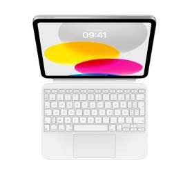 Clavier Magic APPLE Folio Pour iPad 10 et 11 + Etui - Blanc