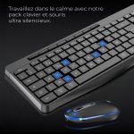 Ensemble Clavier et Souris Gamer Sans Fil ADVANCE R-TYPE CLS-3100 RGB - Noir