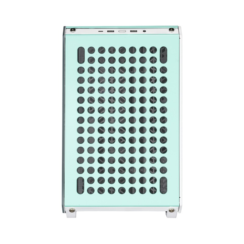Boîtier PC COOLER MASTER Qube 500 Flatpack Macaron Edition - Blanc