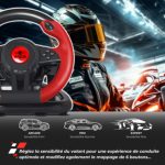 Volant De Course SPIRIT OF GAMER PRO 1 - Noir&Rouge