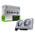 Carte Graphique MSI GeForce RTX 5060 8G Ventus 2X OC Blanc