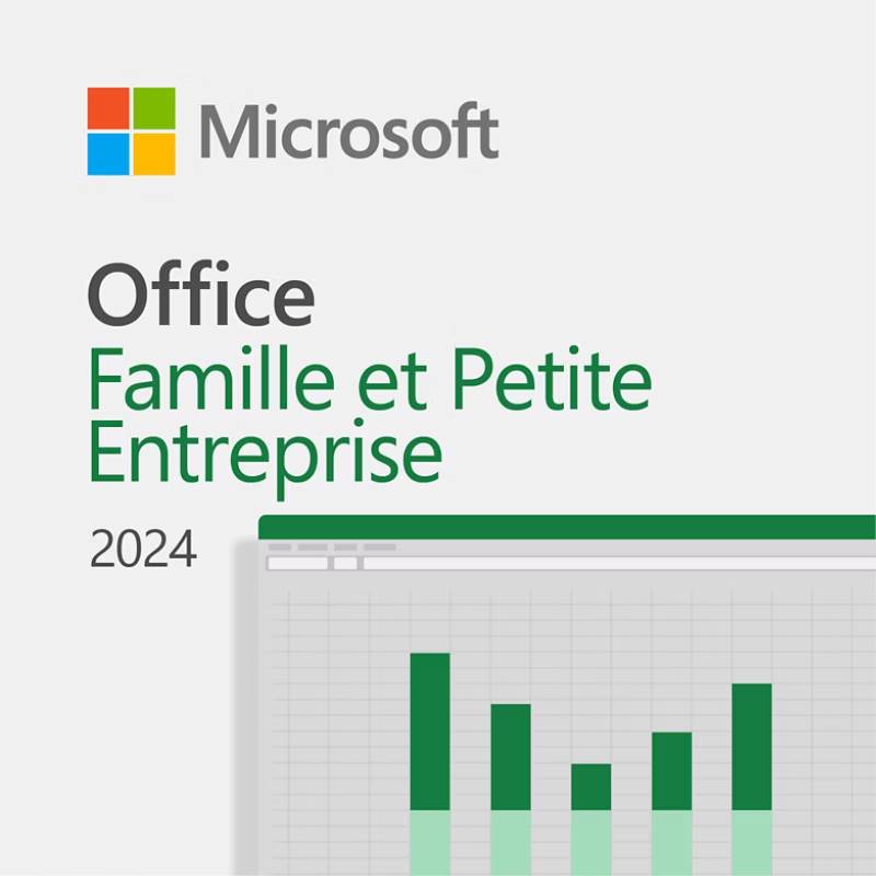 Microsoft Office Famille et Petite Entreprise 2024 1 Utilisateur / Francais Microsoft Office Famille et Petite Entreprise 2024 1 Utilisateur / Francais