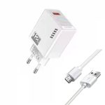 Chargeur WUW T66 3.5A Micro USB - Blanc