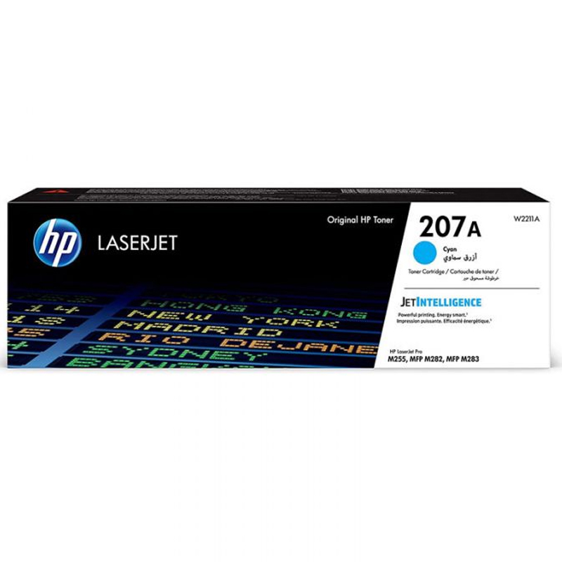 Cartouche de toner HP 207A cyan LaserJet originale / 1250 pages W2211A Cartouche de toner HP 207A cyan LaserJet originale / 1250 pages W2211A