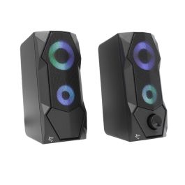 Haut Parleur Gamer WHITE SHARK Flow RGB - Noir Haut Parleur Gamer WHITE SHARK Flow RGB - Noir